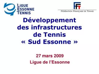 d veloppement des infrastructures de tennis sud essonne