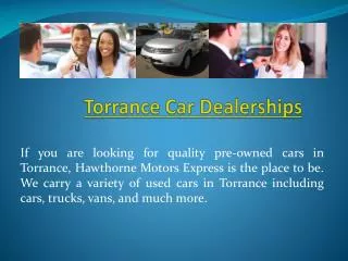 Used Cars Torrance CA