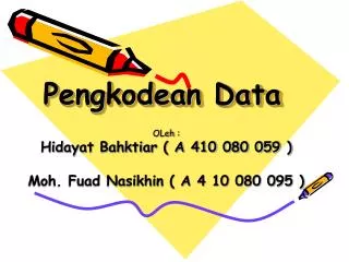 pengkodean data