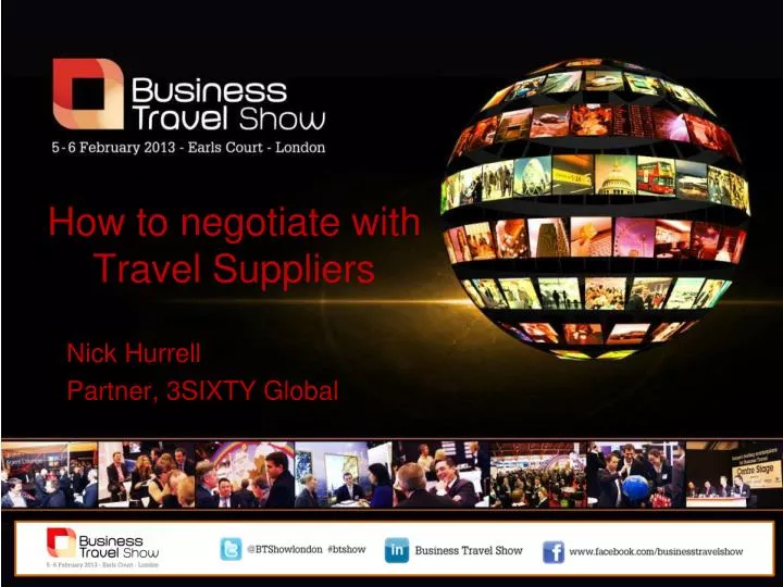 how to negotiate with travel suppliers