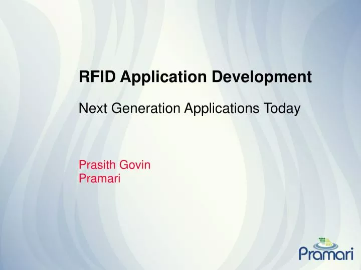 rfid application development next generation applications today