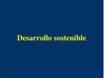 Desarrollo sostenible - slide 1