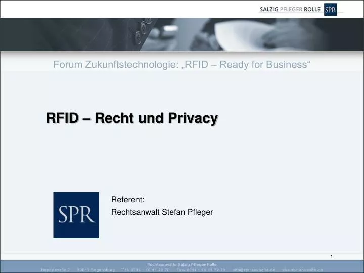 forum zukunftstechnologie rfid ready for business