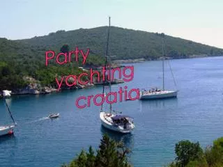 Party yachting croatia