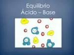 Equilibrio Ácido – Base - slide 1