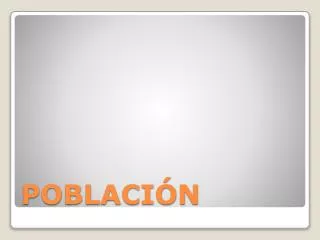 poblaci n