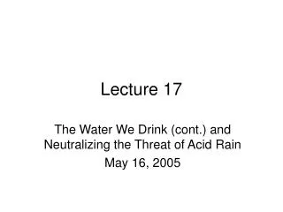 lecture 17