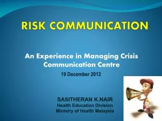 RISK COMMUNICATION