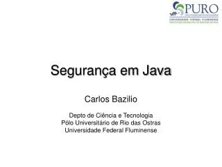 seguran a em java