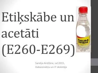 eti sk be un acet ti e260 e269