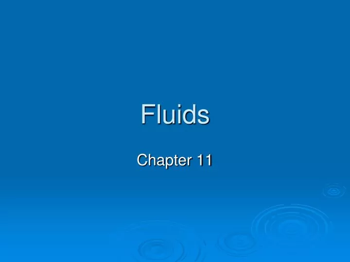 fluids