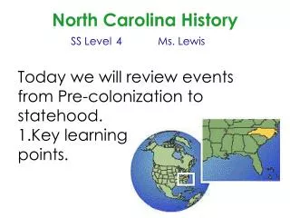 North Carolina History