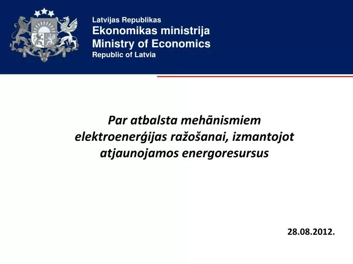 par atbalsta meh nismiem elektroener ijas ra o anai izmantojot atjaunojamos energoresursus