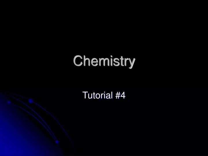 chemistry