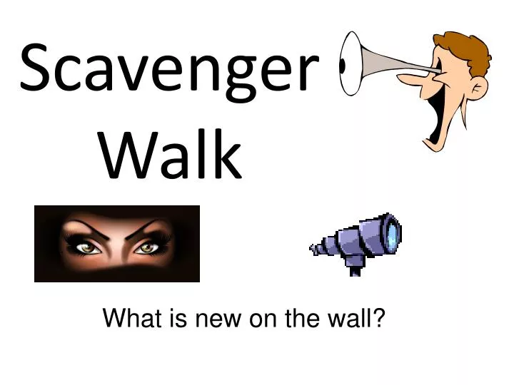 scavenger walk