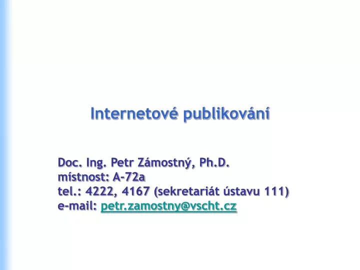 internetov publikov n