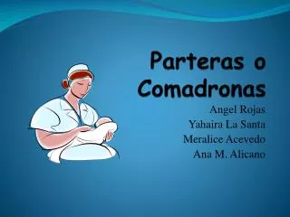 parteras o comadronas