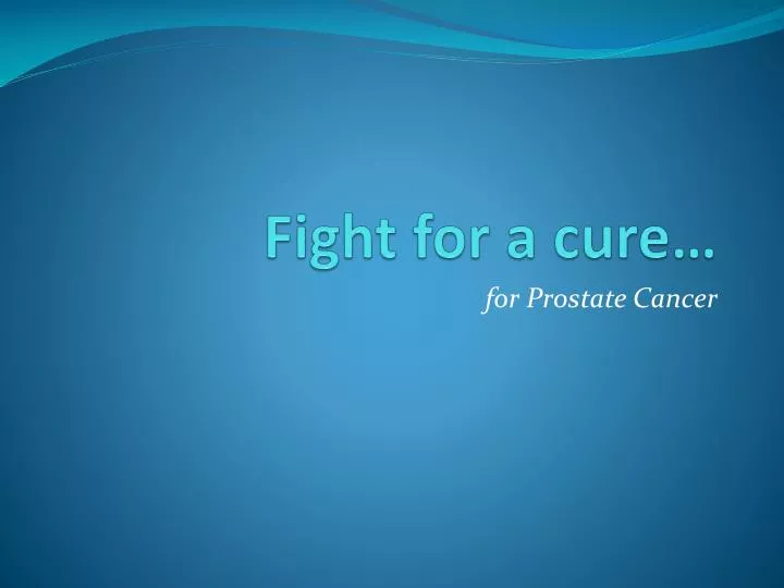 fight for a cure