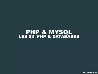 php mysql