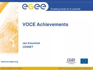 VOCE Achievements