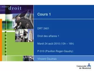 cours 1