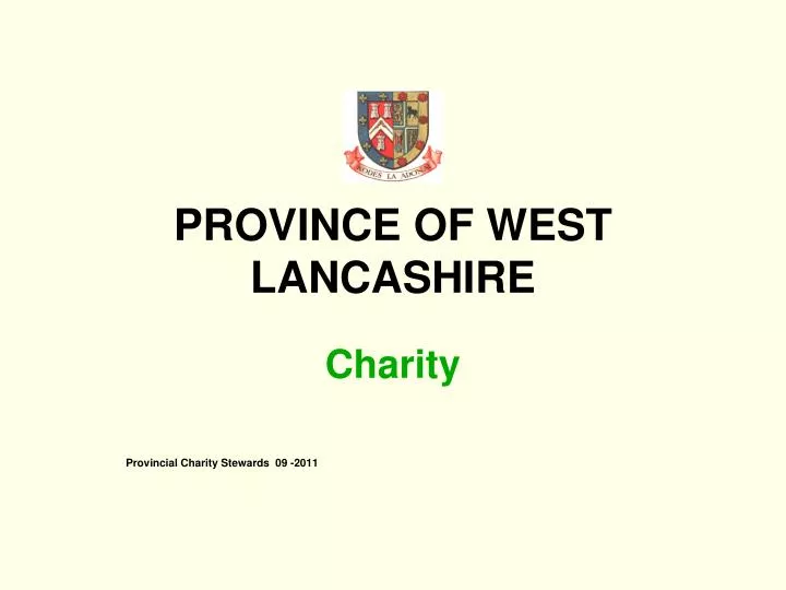 province of west lancashire