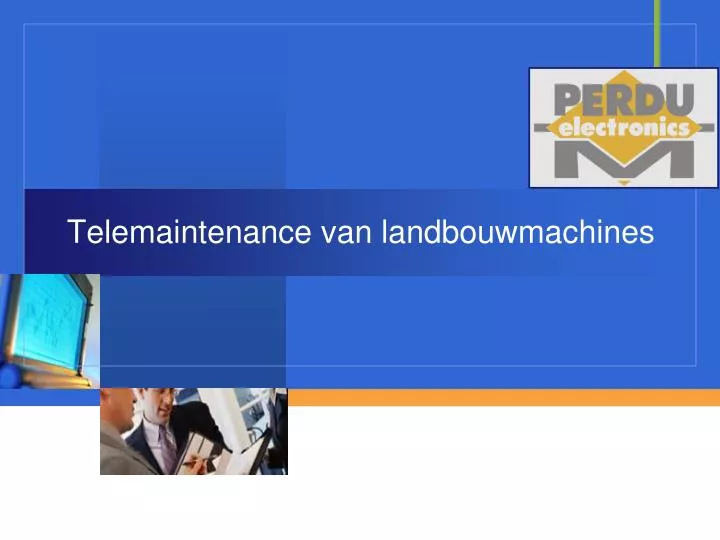 telemaintenance van landbouwmachines