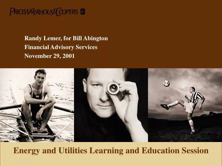 randy lemer for bill abington financial advisory services november 29 2001