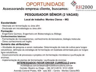 oportunidade