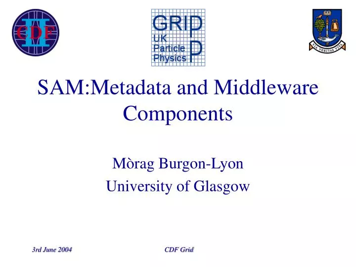 sam metadata and middleware components