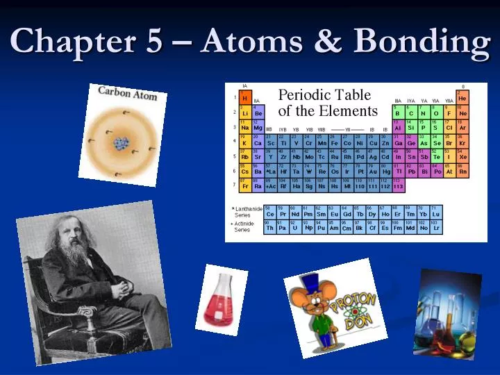 chapter 5 atoms bonding