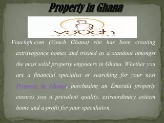 Coordination of Real Estate Services in Ghana