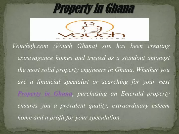 property in ghana