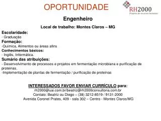 oportunidade