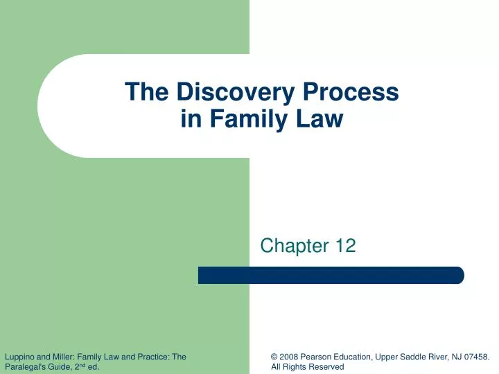 the discovery process in family law
