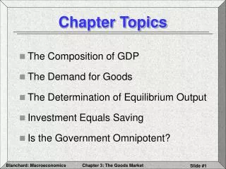 Chapter Topics