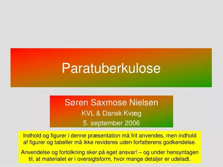 paratuberkulose