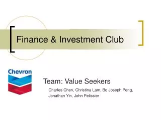 Finance &amp; Investment Club