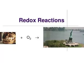 Redox Reactions