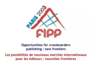 Opportunities for crossboarders publishing : new frontiers