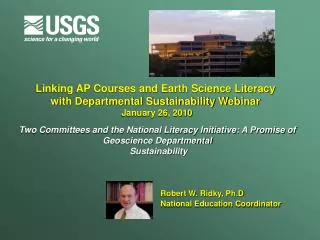 Linking AP Courses and Earth Science Literacy with Departmental Sustainability Webinar