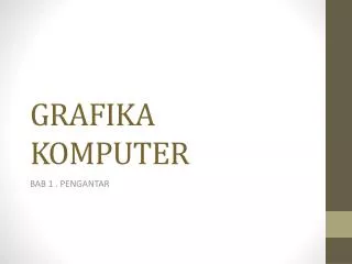 grafika komputer