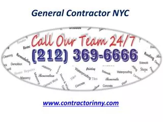 General Contractor NYC - Contractorinny.com