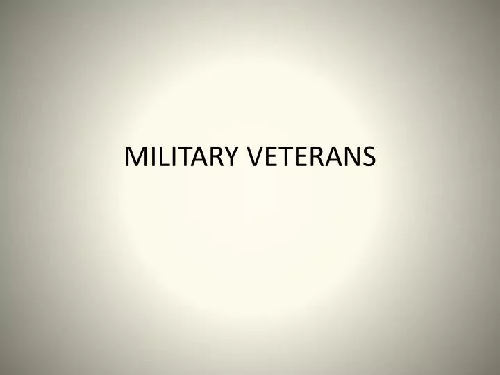 military veterans
