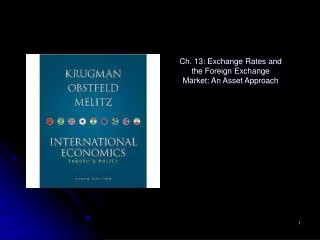 Ch. 13: Exchange Rates and the Foreign Exchange Market: An Asset Approach