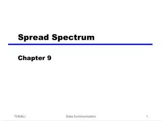 Spread Spectrum