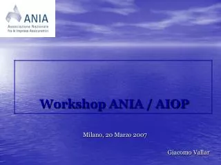 workshop ania aiop