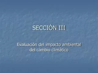 secci n iii