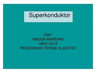 superkonduktor