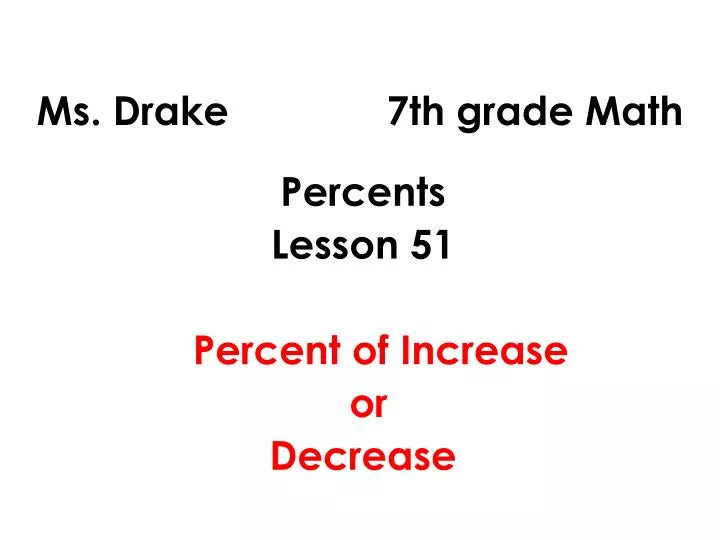 ms drake 7th grade math